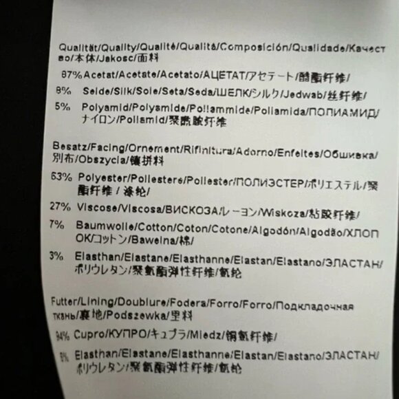 HUGO BOSS “Votina” Jacquard Silk Blend Skirt – Size 4 - Picture 11 of 11